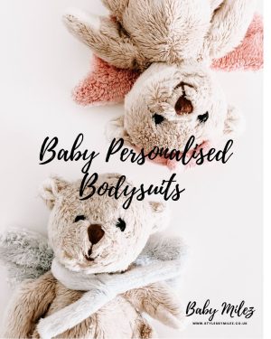 Milez Baby Personalised Bodysuits