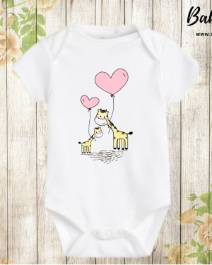 Giraffe Mummy & Baby Bodysuit